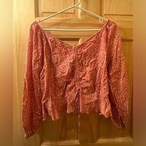 Japaa crop top floral boho large